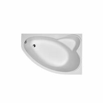Акрилова ванна Kolo Supero 5536000 SUPERO Ванна асиметрична 150x100 см, злив зліва, ніжки SN14 білий - Фото 1