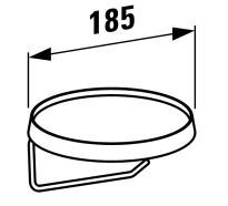 Тримач туалетного паперу Laufen Kartell H3843320040001 (3.8433.2.004.000.1) хром - Фото 2