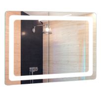 Дзеркало для ванної Liberta Forli 600х900 з підсвіткою дзеркала, з лінзою без підсвітки хром