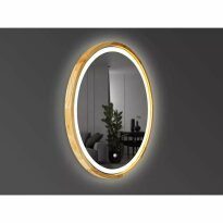 Дзеркало для ванної Luxury Wood Perfection Slim Perfection Slim Дзеркало з підсвіткою LED дуб натуральний 750мм (аурна,фронтальна,сенсорна) коричневий,дуб - Фото 2