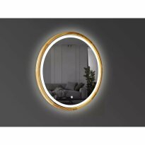 Зеркало для ванной Luxury Wood Perfection Slim Perfection Slim Зеркало с подсветкой LED дуб натуральный 650мм (аурная, фронтальная, сенсорная) коричневый,дуб - Фото 2