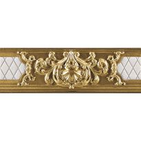 Плитка Mapisa Loire CENEFA MIX LOIRE GOLD фриз бежевый,золотой - Фото 2