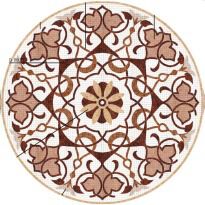 Мозаїка Mozaico de Lux Stone C-MOS C-MOS DAHUA (ART PANNO 25.6) 25.6 (DIAM-1M) білий,коричневий