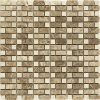 Мозаика Mozaico de Lux CL-MOS CL-MOS PMST34 300х300х6 бежевый,коричневый,бежево-коричневый