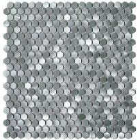 Мозаїка Mozaico de Lux CL-MOS CL-MOS CCLAYRK23031 304х322х4 срібло