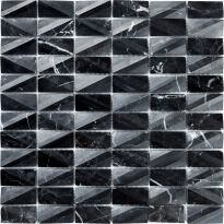 Мозаїка Mozaico de Lux K-MOS K-MOS CBBS004 чорний - Фото 1