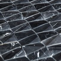 Мозаїка Mozaico de Lux K-MOS K-MOS CBBS004 чорний - Фото 2