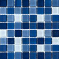 Мозаїка Mozaico de Lux S-MOS S-MOS HT B25B23B21B20B19B18 AZURO MIX блакитний,синій,бірюзовий