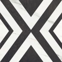 Керамограніт New Tiles Bauhaus HUARTE RECT. білий,чорний - Фото 1