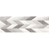 Плитка Opoczno French Braid FRENCH BRAID INSERTO WOOL белый,серый - Фото 1