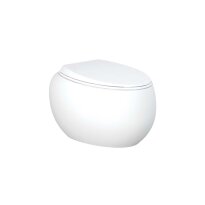 Унітаз RAK Ceramics Cloud CLOWC1446500A CLOUD Унітаз підвісний, безобідковий, білий матовий білий