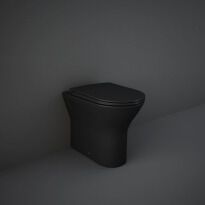 Унітаз RAK Ceramics Feeling Унітаз підлоговий, пристінний Matt Black RST19504A FEELING чорний