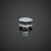 Сифон для раковины RAK Ceramics Feeling Донный клапан Click-Clack, белый матовый DUO000500A FEELING белый