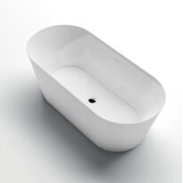 Акрилова ванна Treesse INKA Ванна окремостояча овальна V3880XBO000S INKA 180х80, білий матовий білий
