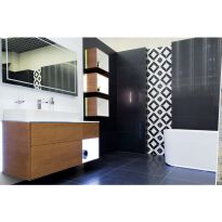 Меблі для ванної кімнати Villeroy&Boch Finion G580GFGN FINION Полиця підвісна, внутр. колір- білий лак, зовн. колір - горіх білий,горіх - Фото 3