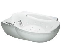 Гідромасажна ванна WGT Water Club Easy+Hydro&Aero 200х150 см ліва білий - Фото 1