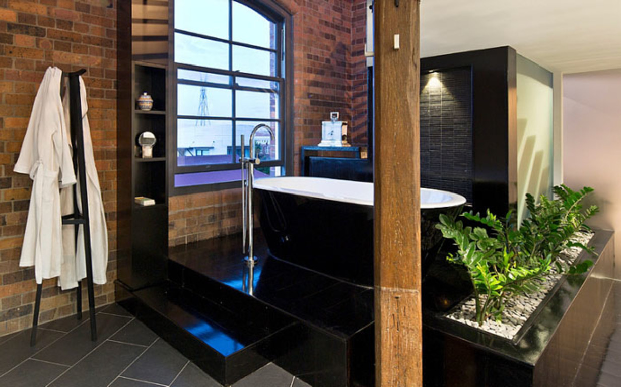 Індустріальний дизайн ванної кімнати