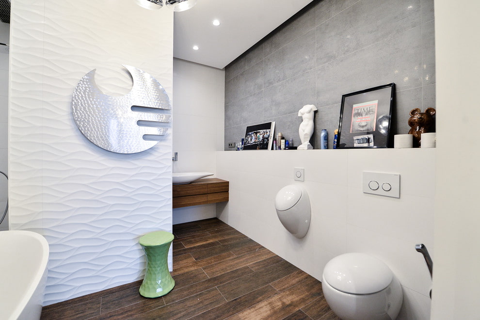 Дизайн інтер'єр з використанням плитки для ванної