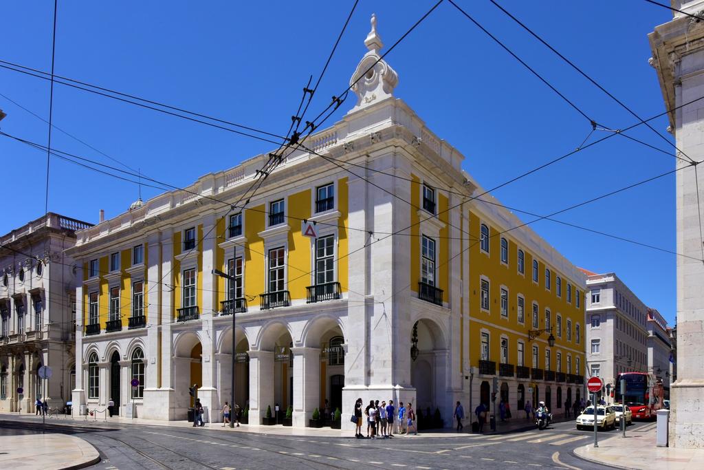 Плитка в інтер'єрі. Готель pousada de lisboa, торгова площа, Португалія