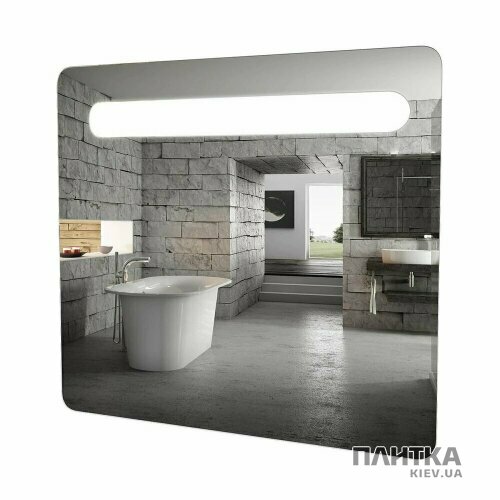 Зеркало для ванной Аква Родос Гама 4524 ГАМА Зеркало-80 с подсветкой LED серебро - Фото 1