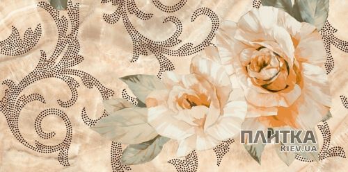 Плитка Almera Ceramica Angel DEC SET (2) ANGEL FLOWERS бежевый,серый,оранжевый,черничный - Фото 2