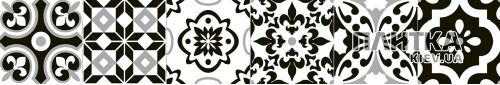 Керамограніт Almera Ceramica Bergen ARTIC BLACK білий,чорний - Фото 4