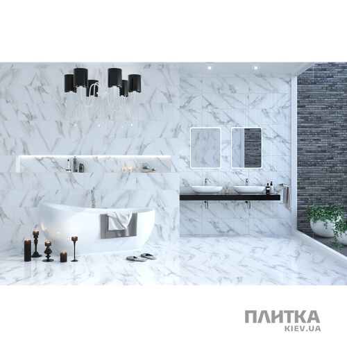 Керамограніт Almera Ceramica Carrara Mat JX60061 білий - Фото 2