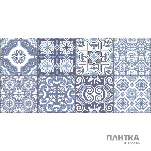 Плитка Almera Ceramica Patchwork PATCHWORK BLUE белый,голубой,синий - Фото 4