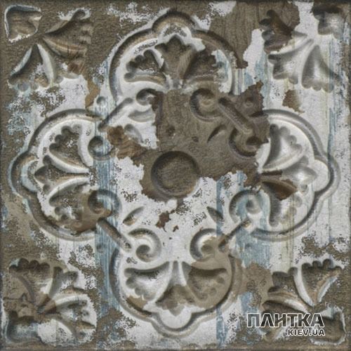Плитка Aparici Aged AGED DARK ORNATO декор білий,блакитний,коричневий,сірий - Фото 2