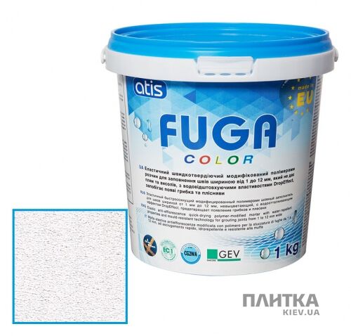 Затирка ATIS Fuga Color A 100/1кг белый белый