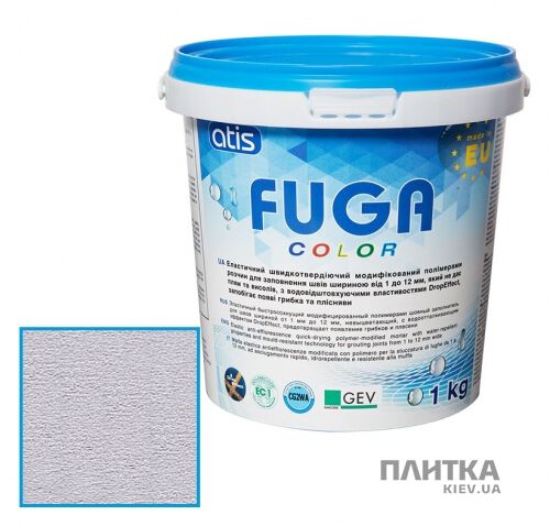 Затирка ATIS Fuga Color A 111/1кг серебристо-серый серебристый