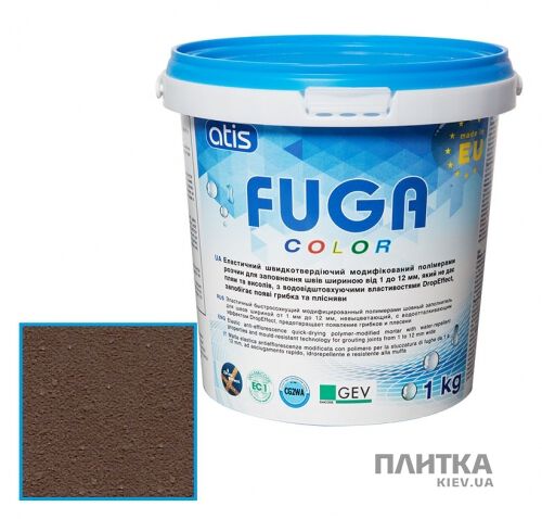 Заповнювач для швів ATIS Fuga Color A 143/1кг могано темно-коричневий