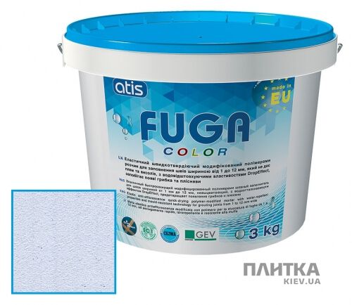 Заповнювач для швів ATIS Fuga Color A 170/3кг світло-блакитний світло-блакитний