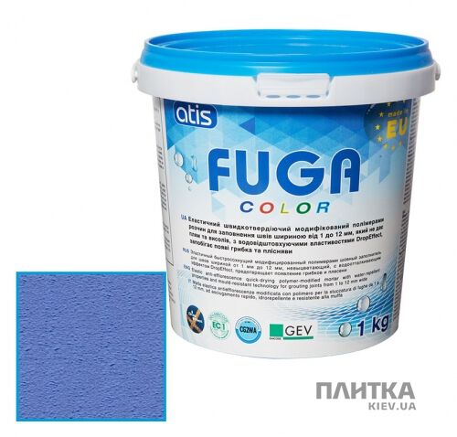 Затирка ATIS Fuga Color A 173/1кг синий синий