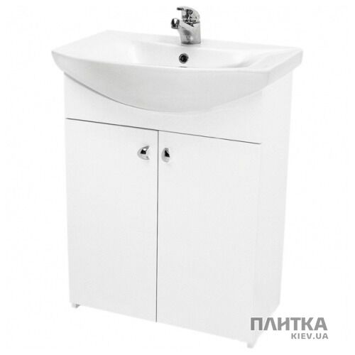 Меблі для ванної кімнати Cersanit Bianco BIANCO Тумба д/раков. OMEGA-65 білий