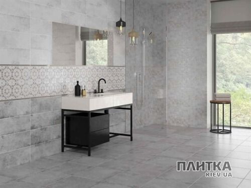 Плитка Cersanit Concrete Style CONCRETE STYLE INSERTO GEOMETRIC сірий - Фото 2