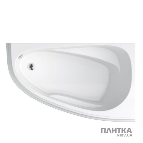 Акрилова ванна Cersanit Joanna New 160x95 см права, асиметрична білий - Фото 1