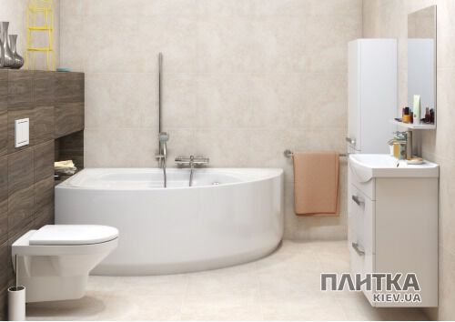 Акриловая ванна Cersanit Meza 160x100 левая белый - Фото 4