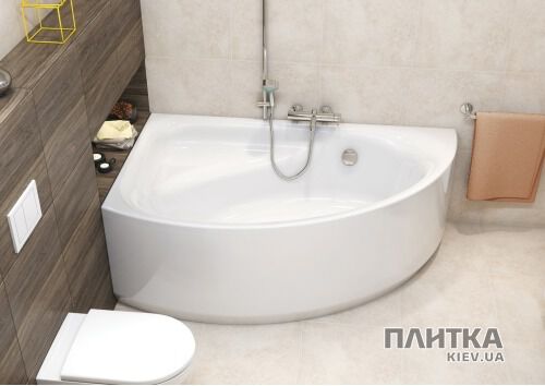 Акриловая ванна Cersanit Meza 170x100 левая белый - Фото 4
