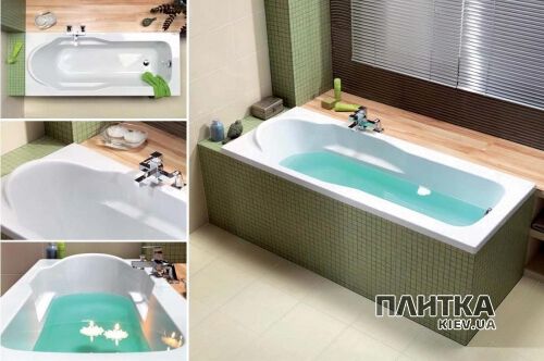 Акрилова ванна Cersanit Santana 160x70 см білий - Фото 3