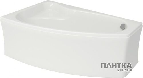 Акриловая ванна Cersanit Sicilia 170x100 см, левая белый - Фото 2