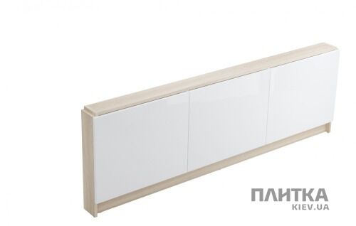 Панель для ванны Cersanit Smart 170 см с наклонными шкафчиками белый,светло-бежевый - Фото 1