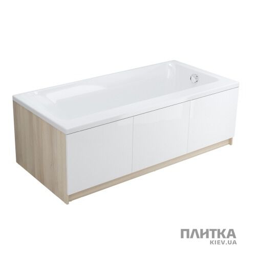 Акрилова ванна Cersanit Smart SMART Ванна прямокутна з кріпленням 170x80 ліва білий - Фото 3