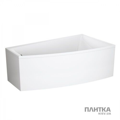 Акрилова ванна Cersanit Virgo max 160x90 см асиметрична права білий - Фото 1