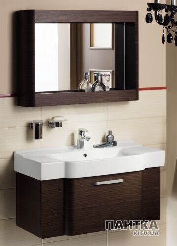 Зеркало для ванной Cersanit Virtus 90х60 см серебристый,венге - Фото 3