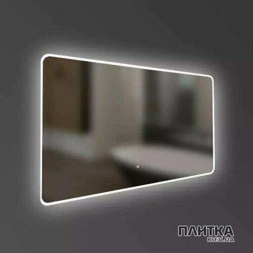 Зеркало для ванной Devit Acqua 5251200 ACQUA Зеркало 1200x700 закругленное, с тачсенсором и LED подсветкой серебро - Фото 2