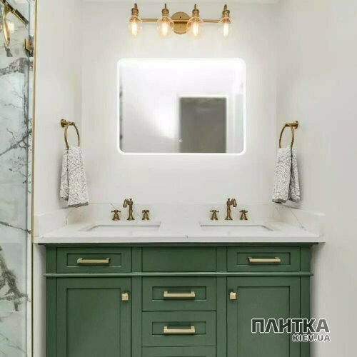Зеркало для ванной Devit Acqua 5257281 ACQUA Зеркало 800х600 закругленное, с тачсенсором и LED подсветкой серебро - Фото 4