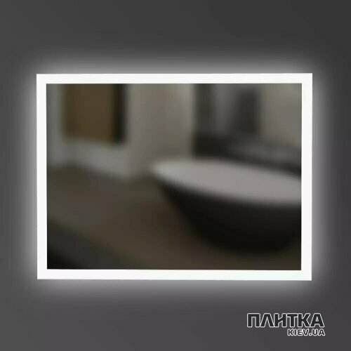 Зеркало для ванной Devit ART 6032100 ART Зеркало 1000x700 прямоугольное, с тачсенсором и LED подстветкой серебро - Фото 1