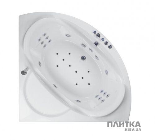 Гідромасажна ванна Devit Fresh 15010121A кутова Classic&Aero білий,хром - Фото 1