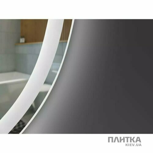 Зеркало для ванной Devit Style 5415080 Style Асимметричное зеркало 800х500 с LED подсветкой и тачсенсором белый,зеркало - Фото 4